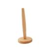 BIUDECO Beech Wood Paper Towel Holder Bounty Paper Towel Dispenser Tissue Roll Holder Heavy Duty Countertop Sturdy Scratch Design view 1