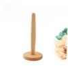 BIUDECO Beech Wood Paper Towel Holder Bounty Paper Towel Dispenser Tissue Roll Holder Heavy Duty Countertop Sturdy Scratch Design view 3
