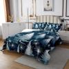 Feelyou Christmas Theme Coverlet Set Twin Size Xmas Glitter Pine Tree Bedspread for Kids Boys Girls Blackish Green Bedding Set Snow Covered Bed Cover 2Pcs view 4