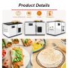 Roti Maker Machine,Automatic Tortilla Maker Machine,Can Make Up to 20 Pancakes at A Time,Touch Control Screen, Adjustable Baking Degree(220v) view 4
