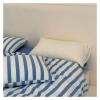 YUSIWOAL Cotton Duvet Cover Set Yarn Dyed Vertical Striped Bedding Comforter Cover Bed Sheet Pillowcases Washed Breathable Bedding(D,Family) view 2