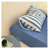 YUSIWOAL Cotton Duvet Cover Set Yarn Dyed Vertical Striped Bedding Comforter Cover Bed Sheet Pillowcases Washed Breathable Bedding(D,Family) view 3