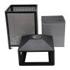 CeRaBuRET Commercial Waste Container, Outdoor Trash Can, 38-Gallon Large Capacity Garbage Enclosure, Black Outdoor Garbage Can for Patio, Tourist Attractions, Decorative Trash Container view 4