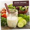 STOBAZA 2pcs Natural Shell and Wood Spoons Creative Soup and Ice Cream Spoons for Tea Coffee and Desserts Elegant Dining Accessories for Home Use view 2