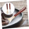 STOBAZA 2pcs Natural Shell and Wood Spoons Creative Soup and Ice Cream Spoons for Tea Coffee and Desserts Elegant Dining Accessories for Home Use view 4