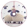 Christmas Tree Skirt Christmas Ornament Holiday Tree Skirts Sheep Printed Christmas Decorations for Winter New Year Holiday Party Decor Indoor Outdoor view 1