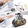 BFGWK Remote Control Holder Stylish Monkey Lemur Cute Printing TV Remote Holder Pu Remote Control Organizer Suitable For Living Room And Bedroom view 3