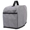 GRIRIW Bread Maker Cover Scratch Protector for Kitchen Appliances Dustproof and Practical Pocket Linen Grey for Toaster and Bread Machine Protection view 1