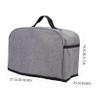 GRIRIW Bread Maker Cover Scratch Protector for Kitchen Appliances Dustproof and Practical Pocket Linen Grey for Toaster and Bread Machine Protection view 3