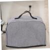 GRIRIW Bread Maker Cover Scratch Protector for Kitchen Appliances Dustproof and Practical Pocket Linen Grey for Toaster and Bread Machine Protection view 4