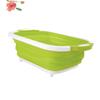 BIUDECO Fruit and Vegetable Basket Vegetable Washing Basket Dual Layer Draining Fruit and Veggie Washing Bowl Multi-function Cutting Board view 2