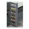 LVLDAWA Pullout Pantry Organize, Gaps Storage Slim Slide Out Pantry Storage Rack, Slide-Out Wall Filler with Storage Box for Bathroom, Kitchen(C-2 Layers) view 1