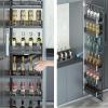 LVLDAWA Pullout Pantry Organize, Gaps Storage Slim Slide Out Pantry Storage Rack, Slide-Out Wall Filler with Storage Box for Bathroom, Kitchen(C-2 Layers) view 3
