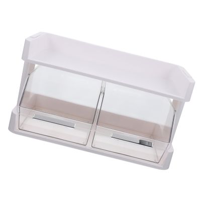 DECHOUS 2tier Tea Organizer Box Instant Bag Holder Tea Bag Holder Stand Station
