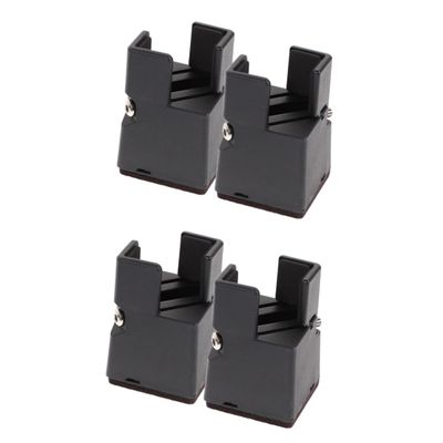 Mikinona 4pcs Adjustable Bed Risers Desk Riser Blocks Height-Boosting Furniture Lift for Sofa Couch and Table Legs Suitable for Legs