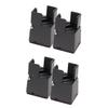 Mikinona 4pcs Adjustable Bed Risers Desk Riser Blocks Height-Boosting Furniture Lift for Sofa Couch and Table Legs Suitable for Legs view 1