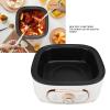 1200W Electric Food Steamer, 10.5L 2 Tier Steamer Pot, Steaming Cookware with 10.5L Stackable Baskets and 2.5L Electric Hot Pot, Vegetable Steamer Cooking Pot for Vegetables (US view 3