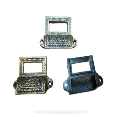 12 Cast Iron Antique Victorian Style Bean Drawer Pull Barn Handle Door Handles XLR-674 Farmhouse Home Wall Desk Office Home Decor Hanging Decorations