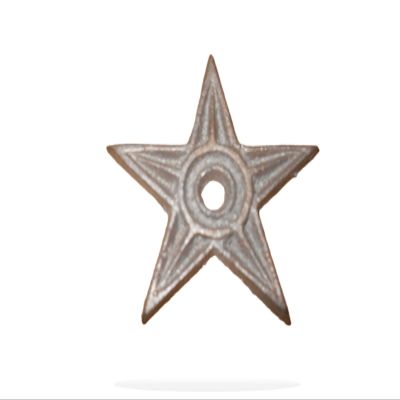 6 Cast Iron Stars Architectural Stress Washer Texas Lone Star Rustic Ranch XLR-1035 Farmhouse Home Wall Desk Office Home Decor Hanging Decorations