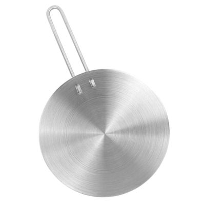 Stainless Steel Heat Diffuser Plate with Handle for Induction Cooktops