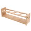 Unomor Bamboo Oil Bottle Holder Oil Bottle Shelves Spice Rack Condiment Stands Kitchen Condiment Bottle Holder Home Seasoning Storage Rack view 1