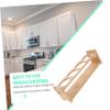 Unomor Bamboo Oil Bottle Holder Oil Bottle Shelves Spice Rack Condiment Stands Kitchen Condiment Bottle Holder Home Seasoning Storage Rack view 2