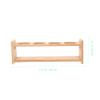 Unomor Bamboo Oil Bottle Holder Oil Bottle Shelves Spice Rack Condiment Stands Kitchen Condiment Bottle Holder Home Seasoning Storage Rack view 4