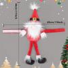 Christmas Curtain Tiebacks Decorations, Mr and Mrs Gnome Cartoon Curtain Buckle Hook Clips Window Christmas Ornaments Decorations Home Decor view 2