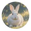 2 PCS Cute White Rabbit Refrigerator Magnets Fridge Magnets Stickers Funny Strong Magnets Sticker for Office Cabinets Whiteboards Photo Magnetic Refrigerator Sticker view 1