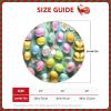 Happy Easter Holiday Print Christmas Tree Dress Holiday Party Tree Dress Decorated New Year Halloween Tree mat view 4