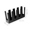 FELTECHELECTR Coffee Cup Holder Organizer Wear-Resistant Compartment Storage Rack for Desk Countertop and Coffee Tables Minimalist Design for Various Cup Stylish Addition for Home view 2