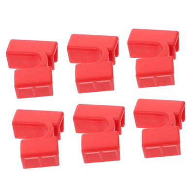 6pcs Plastic Chopsticks Training Covers Helper Clips for Adults