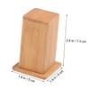 BIUDECO 2pcs Bamboo Toothpick Holder Elegant Carrier for Dining Table Restaurant Cafe and Stylish Toothpick Box for Home Use view 2