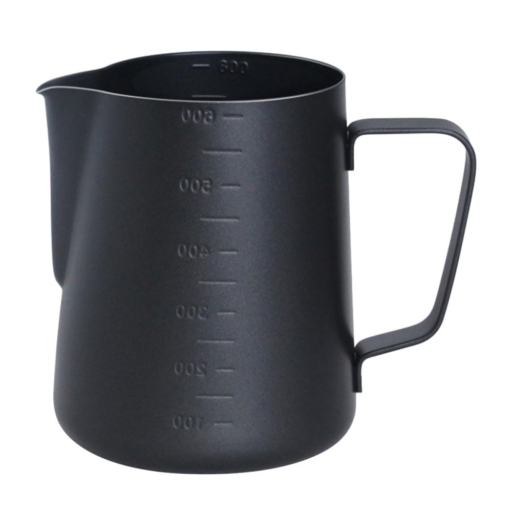 CORHAD Milk Frothing Pitcher Jug Measurement Scale Durable Steaming Cup for Espresso Cappuccino and Hot for Latte Art