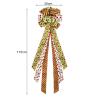 UDIYO Christmas Tree Topper Wreath Bow, 45"x12" Large Green Dot Polyester Gift Bow Decor for Xmas Ornament Holiday Home Party Wedding Thanksgiving Indoor/Outdoor Decoration 2pcs view 2