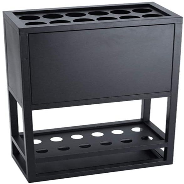 VIBEXIN Umbrella Rack Stand, Umbrella Holder,Umbrella Stands Umbrella Stand Hotel Lobby Business, Large Capacity 12-Hole Cold-Rolled Steel Umbrella Storage Rack, Drawer Type Drip Tray (Sty