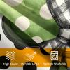 Kawani St Patricks Day Pillow Covers 16x16 Set of 2 Green Lucky Shamrock Leaf Polka Dots Pillowcase Cotton Linen Square Cushion Case for Couch Sofa Bedroom Living Room Outdoor Decor view 4