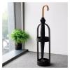 VIBEXIN Umbrella Rack Compact Metal Light Metal Umbrella Stand Tray Umbrella Rack Storage Holder for Hallway Entryway Umbrella Storage Umbrella Holder Doorway view 4