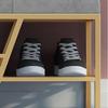 SYJKOO Shoe Bench Entryway with Storage Nordic Shoe Changing Stool Home Storage Shoe Cabinet Door Wearing Shoe Stool Shoe Rack Bench (A L 120cm) view 4