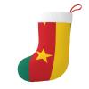 WBQLSL 17.7 * 11 inch Christmas decorative socks, Flag of Cameroon decorative socks, Christmas holiday event party ceremony view 1
