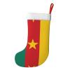 WBQLSL 17.7 * 11 inch Christmas decorative socks, Flag of Cameroon decorative socks, Christmas holiday event party ceremony view 2