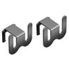 Luxshiny 2sets Wall-Mounted Slipper Rack Shoe Holder for Bathroom Hallway No Drill Easy Installation Space-Saving Organizer for Clean Tidy Entryway Living Room More view 1