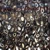 18 x 18 Inches Resin Indoor Table for Restaurant and Office Square Shape Black Agate Coffee Table Top view 2