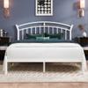 Einhomn Full Size Bed Frame, White Metal Bed Frame with 12" Under-Bed Storage, Heavy Duty Steel Slat Support, No Box Spring Needed, Noise-Free, Easy Assembly view 1