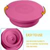 11 Inch Cake Turntable, Rotating Cake Stand for Decorating, Plastic, Lightweight, Reusable, for Pastries and Cupcakes(Pink) view 4