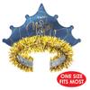 Beistle 25 Count Midnight Blue New Year Tiaras, Elegant Gold "Happy New Year" Design, Stylish NYE Accessories for Party Celebrations and Events view 3