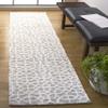 SAFAVIEH Audrey Collection Runner - 2'3" x 8', Light Grey & Beige, Geometric Design, Ideal for the Living Room, Dining, Bedroom (AUD103G) view 1
