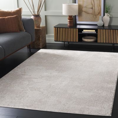 SAFAVIEH Area Rug 8x10 - Hanna Collection - Large - Taupe & Grey, Modern Design, Non-Shedding & Easy Cleaning, Ideal for Living Room, Bedroom, Office, Dining Space (HAN118E)