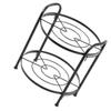 Mikinona 1pc Detachable Pot Shelf Simple Pan Rack Kitchen Storage Rack Two-layer Pot Storage Easy to Clean view 1