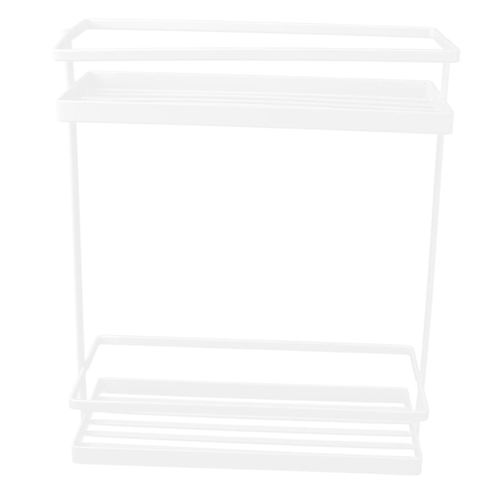 GRIRIW 1pc Kitchen Seasoning Rack Storage Organizer for Spices Condiments and Items Iron Construction for Home